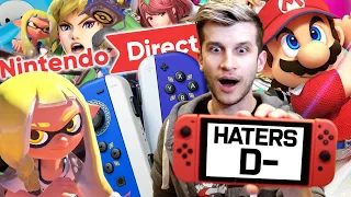 Nintendo Direct Reaction DISCUSSION: The Haters Are WRONG/RIGHT?! (New Switch Games + Announcements)