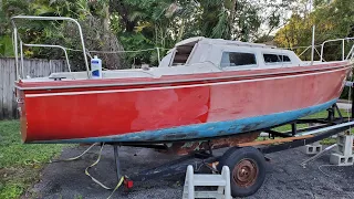 Salty Dawg Miracle Hull Restoration - Free Sailboat Catalina 22