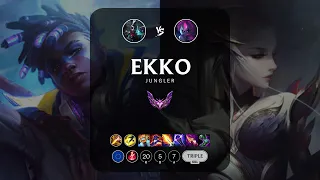 Ekko Jungle vs Evelynn - EUW Master Patch 13.11