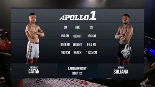 FULL FIGHT: Nicolai Catan vs. Brian Soliana | Apollo 1