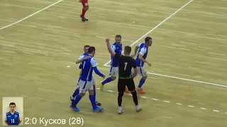 8 тур. БЧ (Гомель) - ГРАНИТ (Микашевичи) - 2:3 (1:0). Забитые мячи. 21.10.2017.