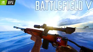 M1A1 time in Battlefield V || Conquest gameplay in 105 FOV || RTX 3080, No Commentary