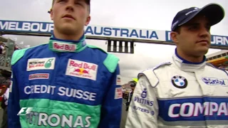 Raikkonen And Alonso Make F1 Debuts | F1 Vault | Australia 2001