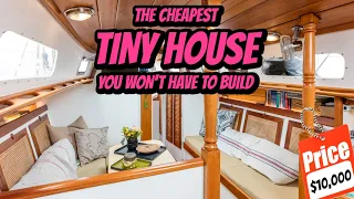 The Cheapest Tiny House You Won't Have To Build - Ep 272 - Lady K Sailing