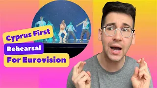 🇨🇾 Cyprus First Semi-Final Rehearsal at Eurovision 2024 (REACTION)