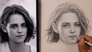 🔥👉 Basics of Portrait Drawing for Beginners | Free Hand Portrait Drawing #sketchbookbyabhishek