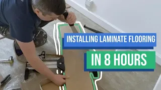 Flooring timelapse : Installing laminate flooring