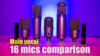 16 mics comparison - Male vocal