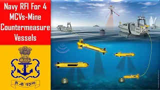Ministry of defense Issues RFI For Four Used Mine Countermeasure Vessels for Indian navy