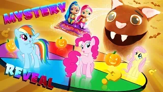 Halloween My Little Pony Spin The Wheel Mystery Game Reveal! Pinkie Pie, Rainbow Dash, Ribbon Wishes