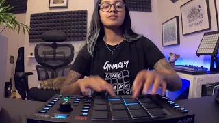 BRAND NEW AKAI MPC Studio - Live Finger Drumming - Gnarly