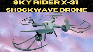 Sky Rider X-31 Shockwave Quadcopter Drone with Wi-Fi Camera