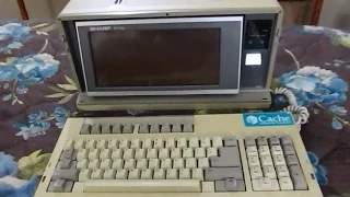 Trent got a very rare Sharp PC-7000 portable PC