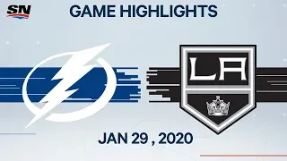 NHL Highlights | Lightning vs Kings – Jan. 29, 2020