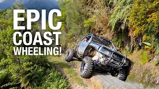 TOUGH COAST TRACKS! Deep Bogs, BIG Hills and ROCK CRAWLING - 4WD Samurai, Vitara, Jeep TJ and Hilux!