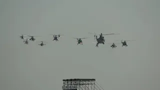 MAKS 2019 Hellicopters Formation