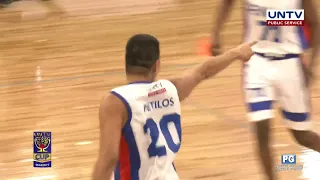 Harry Petilos gets the first basket; a trey! | Senate Defenders | UNTV Cup