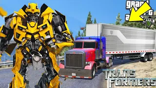 JOGANDO GTA 5 COM OS TRANSFORMERS!! (Incrível)