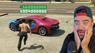 MILYONLUK BUGATTININ KAPISINI AÇIK BIRAKTIM BAKIN NE OLDU - GTA 5 MODS