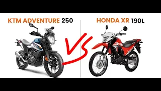 Two Best Dual Sport Bikes in Nepal | Comparison of KTM Adventure 250 and Honda XR 190L | GADNWID