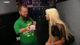 WWE NXT  Maryse and hornswoggle backstage