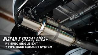 REMARK Nissan Z RZ34 (2023+) - R1-Spec (Single Exit) Y-Back Exhaust Sytem