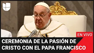 ✝️ Ceremonia de la Pasión de Cristo con el papa Francisco en el Vaticano