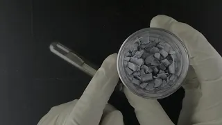 What does barium metal look like?