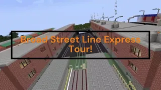 Broad Street Line Express Tour | Minecraft Transit Railway