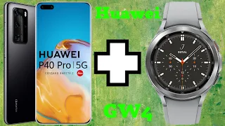 Как подключить Galaxy Watch 4 к Смартфону Huawei