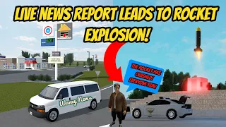 Greenville, Wisc Robox l News Reporter Trip CRASH Evacuation Roleplay