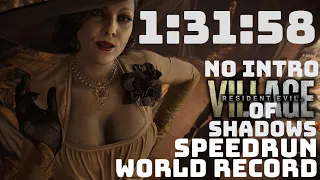 Speedrun World Record improvement - 1:31:58 RE Village No Intro VOS World Record