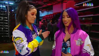 boss n hug connection "bayley and sasha banks" vs alicia fox and nikki cross