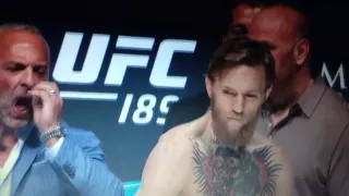 Connor McGregor vs Chad Mendes Weigh In (Official)