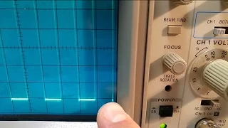 ManCave 004 - Tektronix 2201 Oscilloscope Calibration After Repair HD