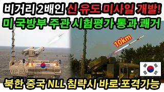 비거리 2배인 신 유도 미사일 개발!