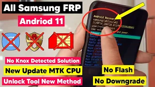 Samsung Android 11/12 Frp Bypass | No Knox Detected Fix 100% | No Smart Switch No sim | No Downgrade