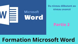 tutoriel de formation word office  gratuit partie 2