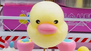 [Cotton Candy Art] Making A Duck / 4K Cooking Food Dessert /  Seoul Korea