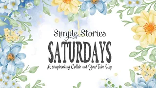 Bloom & Grow - Simple Stories Saturday & Shimmerz Paints Scrapbook Layout