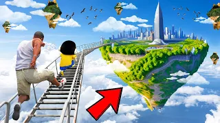 SHINCHAN AND FRANKLIN FOUND AN ULTIMATE SECRET STAIRWAY TO HEAVEN CHALLENGE IN GTA 5