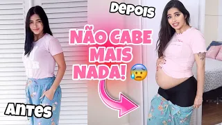 PROVANDO MINHAS ROUPAS FAVORITAS DE ANTES DA GRAVIDEZ! 😰 NÃO CABE MAIS NADA! | Lidiane Pícculi