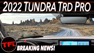 Is the 2022 Toyota Tundra TRD Pro a Ford Raptor Fighter? Here's Your FIRST LOOK INSIDE!