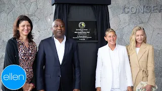 Ellen and Portia Visit The Ellen DeGeneres Campus of the Dian Fossey Fund