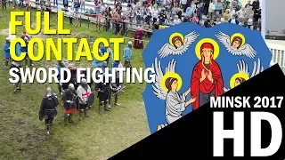 FULL CONTACT Medieval Fight: Russia and Ukraine vs Belarus (HD)