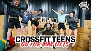 CrossFit Teens Go for Max Lifts