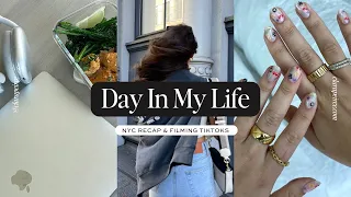 DAY IN MY LIFE: New York City Recap, Filming Tik Toks, & Current Makeup Routine