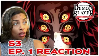 LET'S GO! WE'RE BACK!! | DEMON SLAYER SEASON 3 EPISODE 1 REACTION