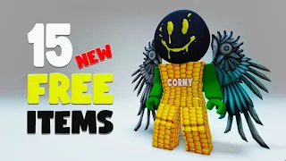 15 NEW FREE COOL ROBLOX ITEMS