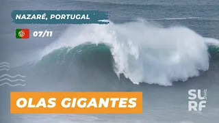 Nazaré Surfing Olas Gigantes en Portugal - 07/11/2022 - XL Swell